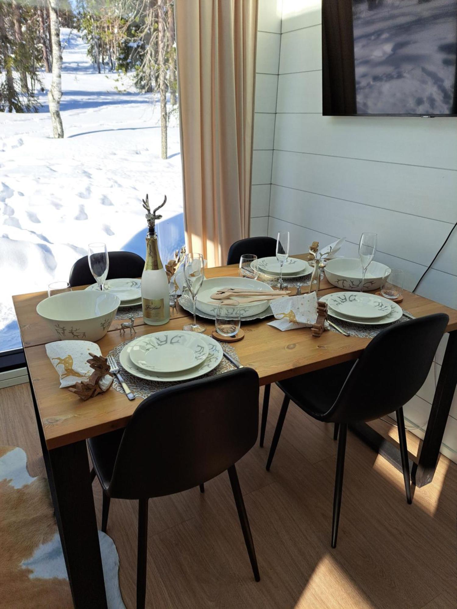 Levi Sky Igloo With Private Sauna And Hot Tub Esterno foto